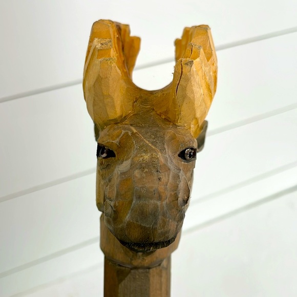 Hand Carved Wooden Walking Stick - Picture 11 of 16